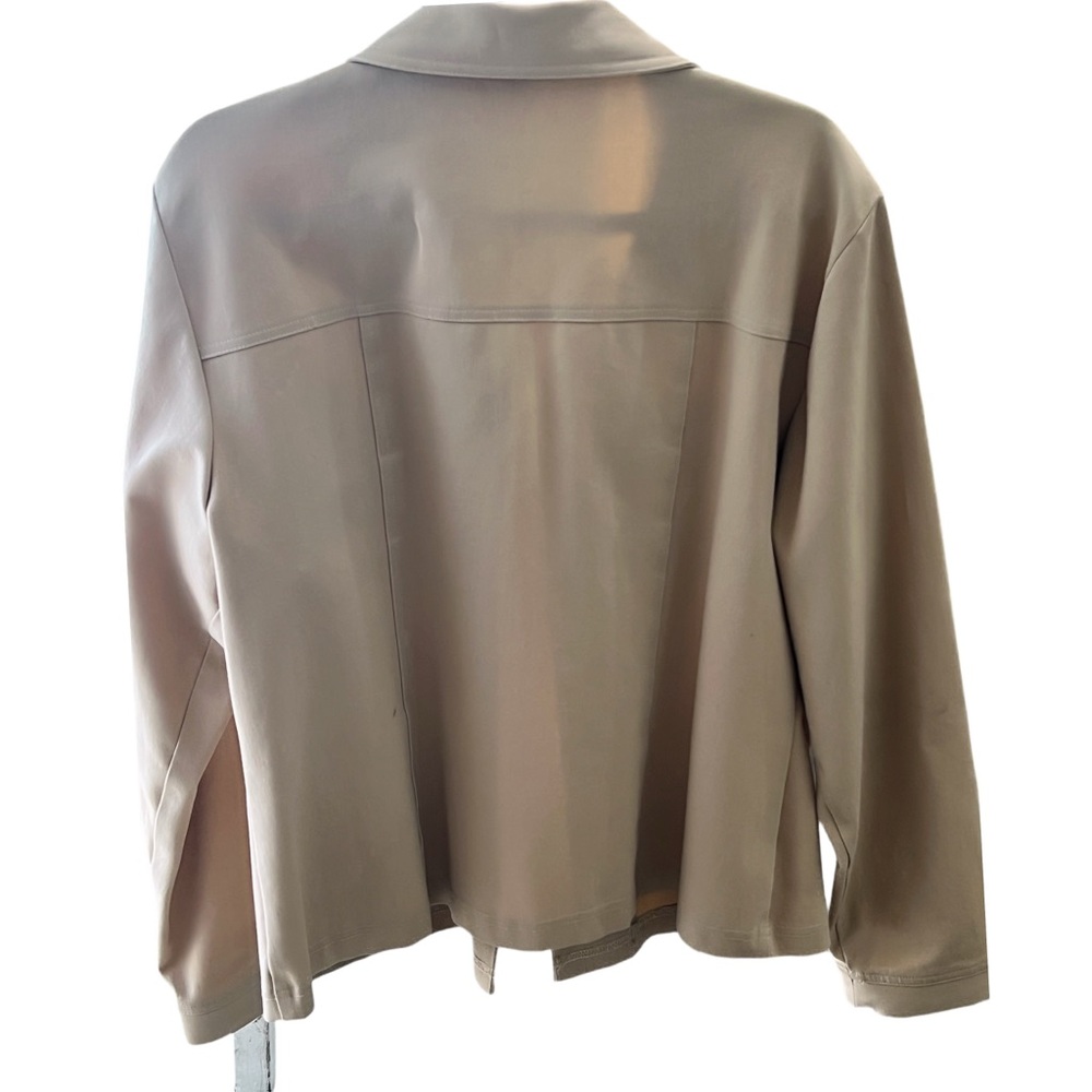 Nu Influence Beige Button-Front Blazer Jacket Siz… - image 4